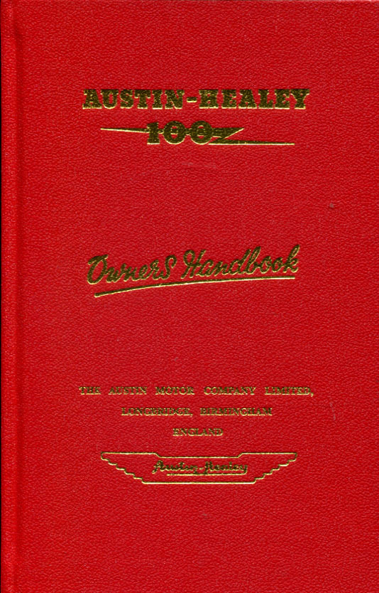 52-56 100 owners manual; 68 pgs. by Austin Healey